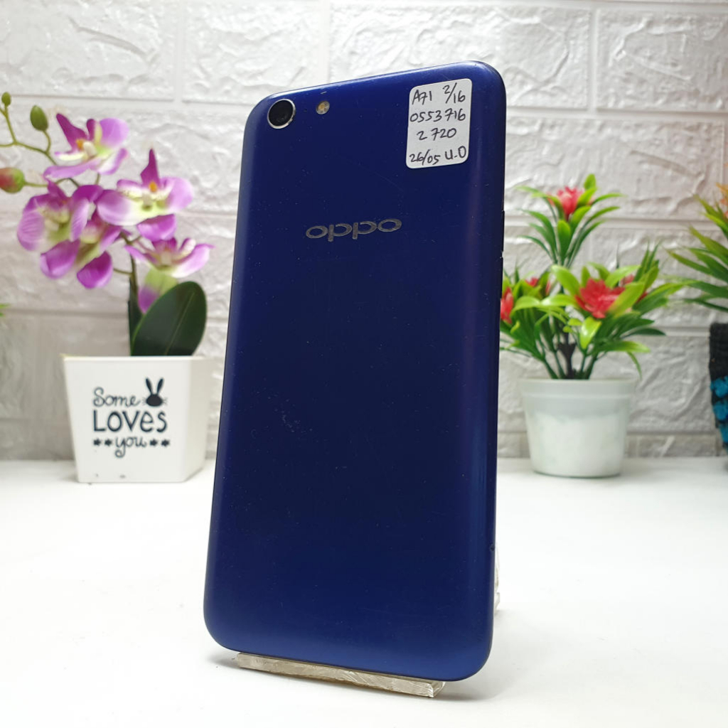 OPPO A71 2/16GB BIRU Bekas Second Original