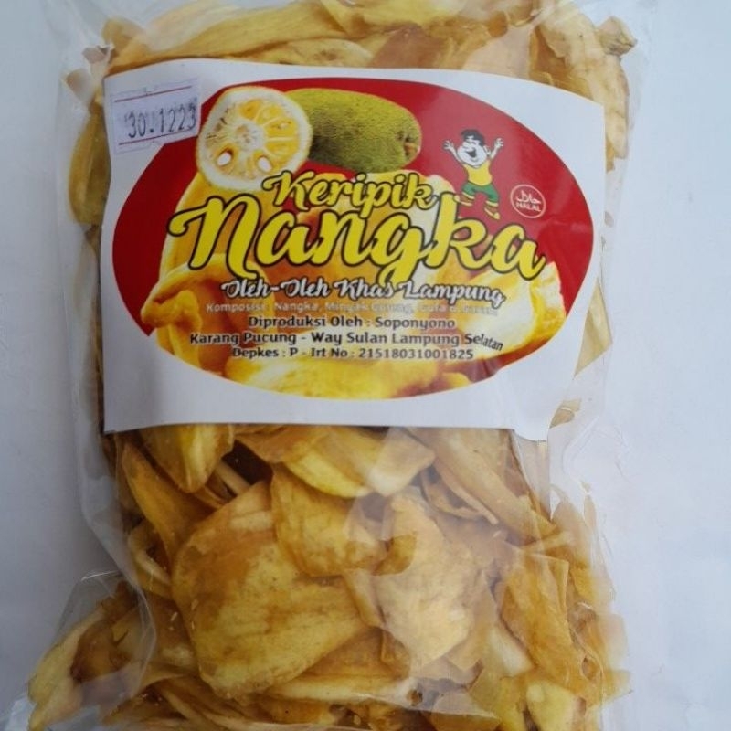 

keripik nangka goreng soponyono oleh oleh khas lampung 150gr.KERIPIK NANGKA