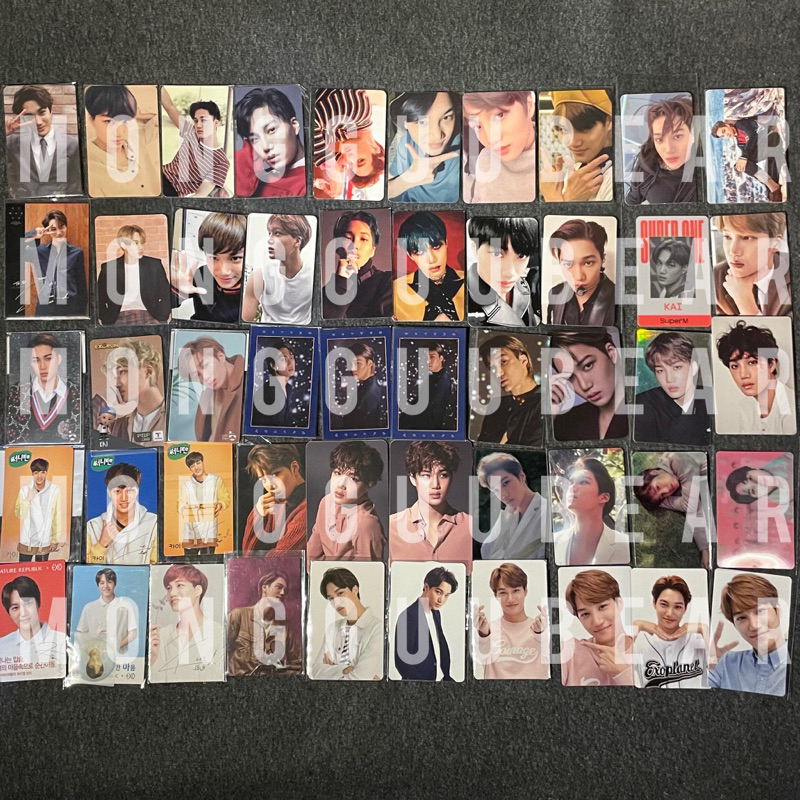 [PART 3] KAI EXO SUPERM PHOTOCARD ALBUM NON ALBUM OFFICIAL