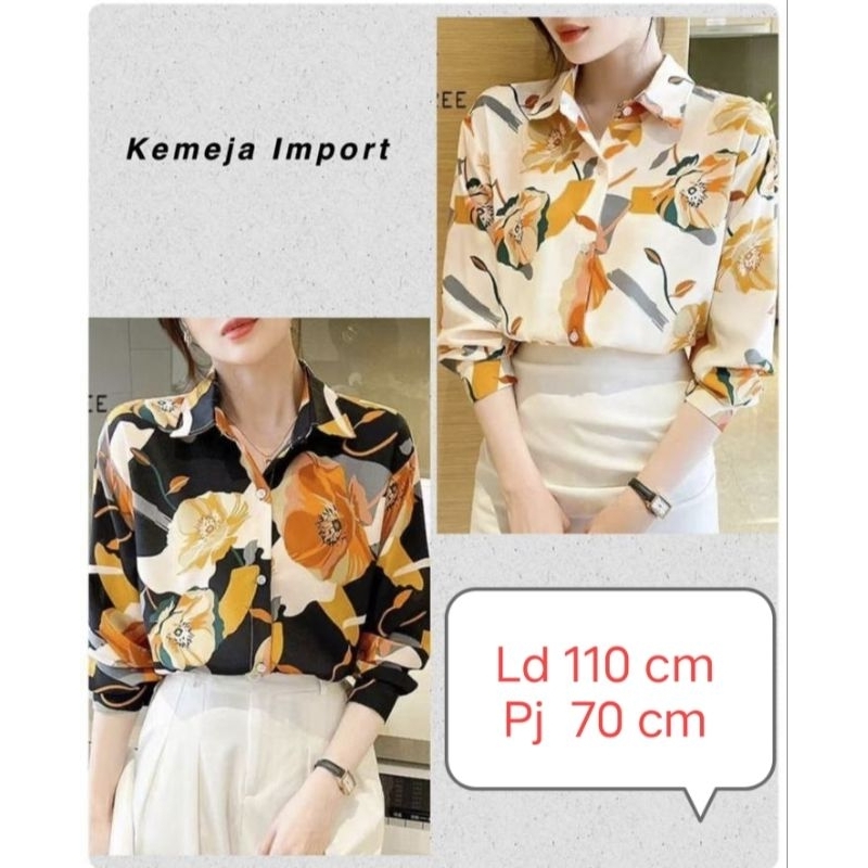 kemeja wanita import/kemeja wanita premium/kemeja wanita bkk/kemeja import premium