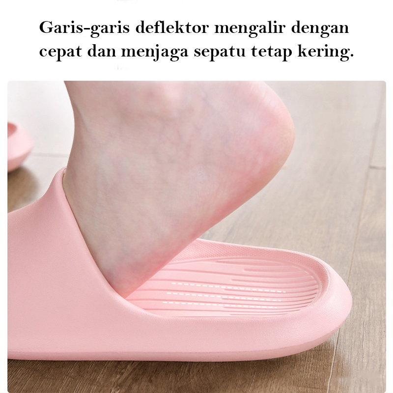 Komin sandal slip on wanita sepatu wanita sandal wanita .