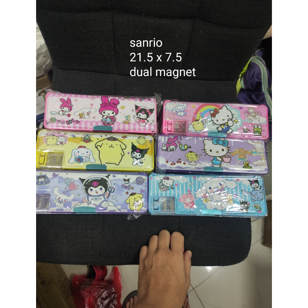 

tempat pensil magnet sanrio gp65089 kuromi kitty my melody 21.5 x 7.5 satuan