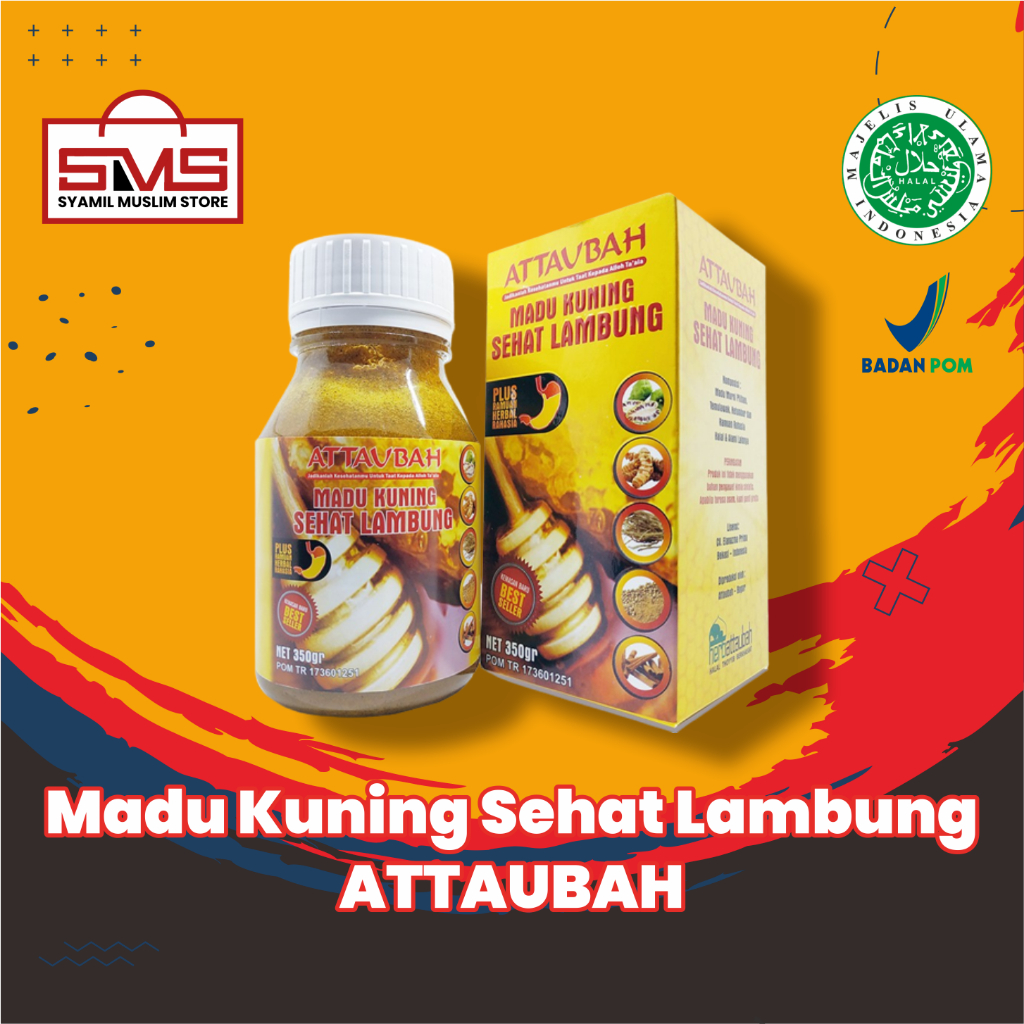 

Madu Kuning Sehat Lambung ATTAUBAH 380gr ORIGINAL - Obat Sakit Lambung, Maag, GERD