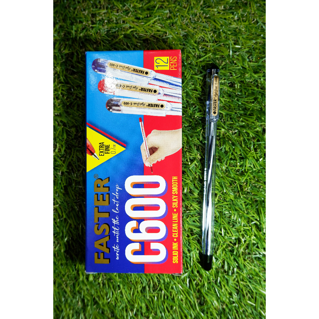

Faster C600 High Grade Alat Tulis Pena 0.7 mm (12 pcs)