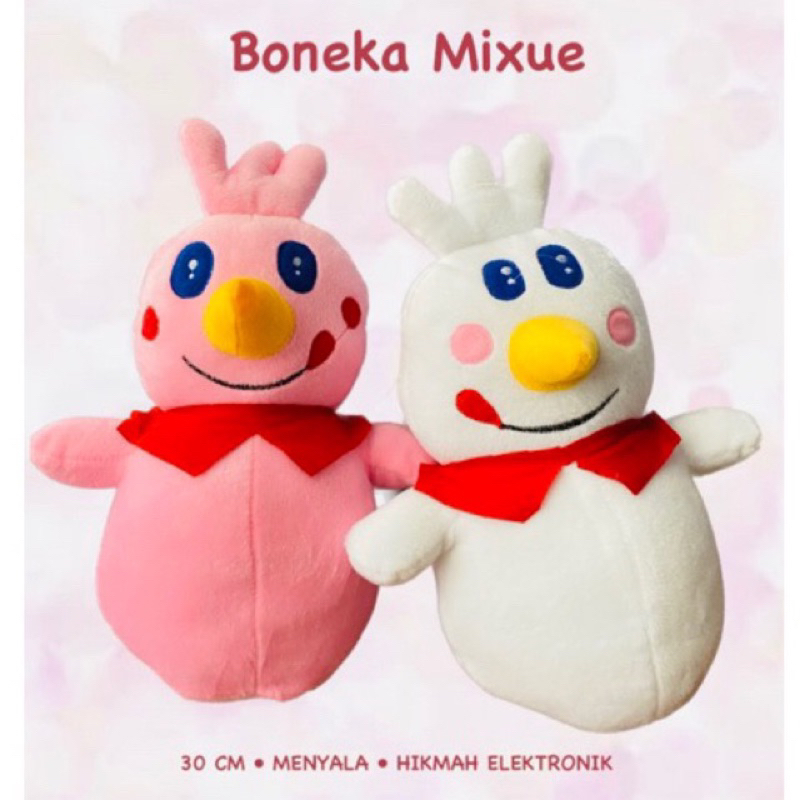 Boneka mixue jumbo LED 30cm