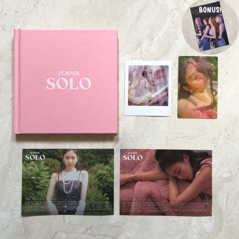 JENNIE SOLO ALBUM (UNSEALED FULLSET +POB LENTI KTOWN)