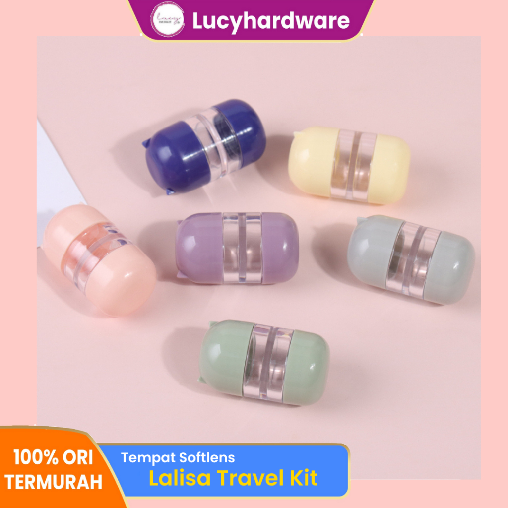 Lalisa Travel Kit Lenscase Tempat Softlens