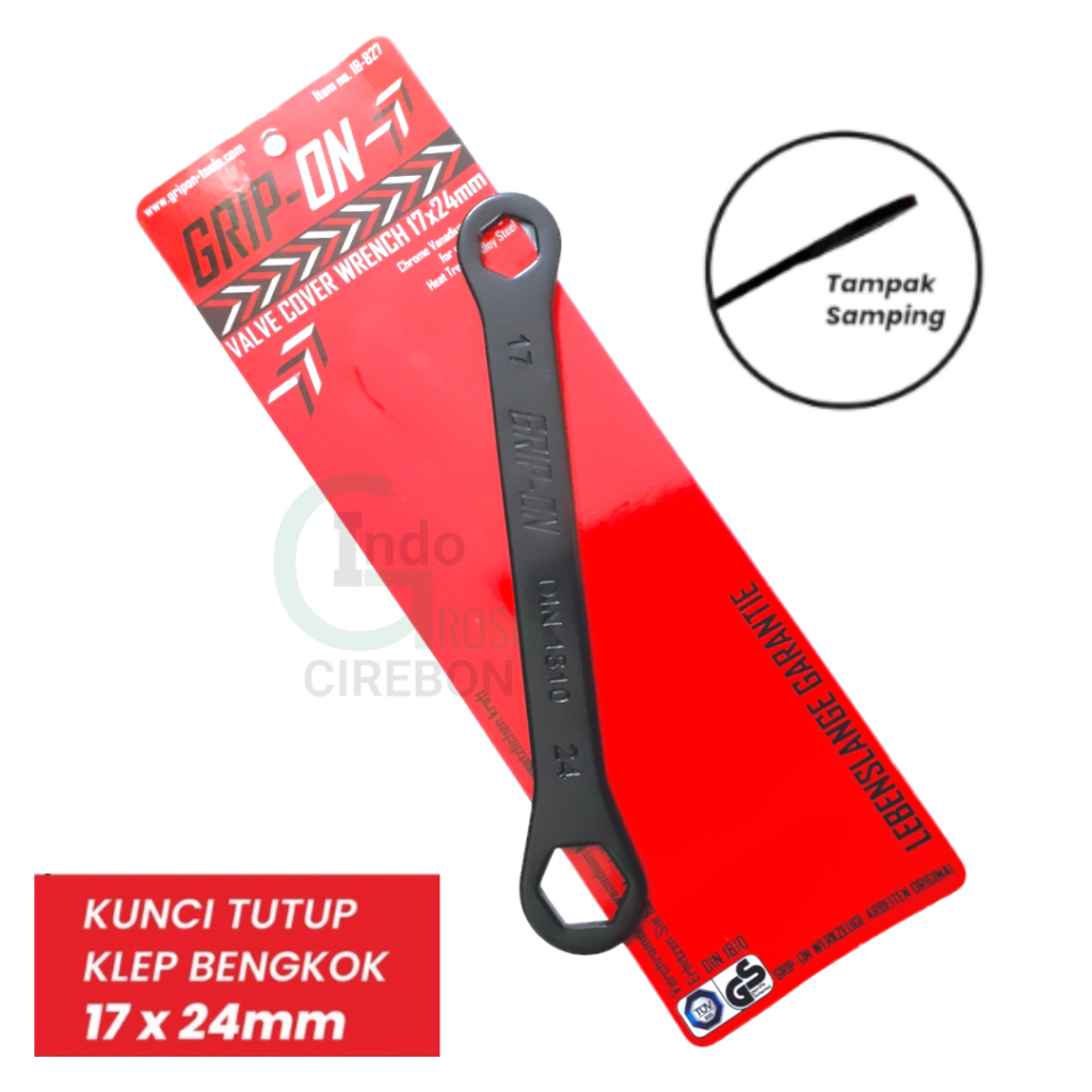 Grip On Kunci Tutup Klep Motor Lurus  17 - 24 mm Valve Cover Wrench 18-827