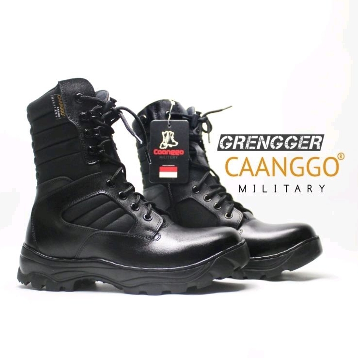 Caanggo - Sepatu pdl tni polri design terbaru bahan kulit sapi asli