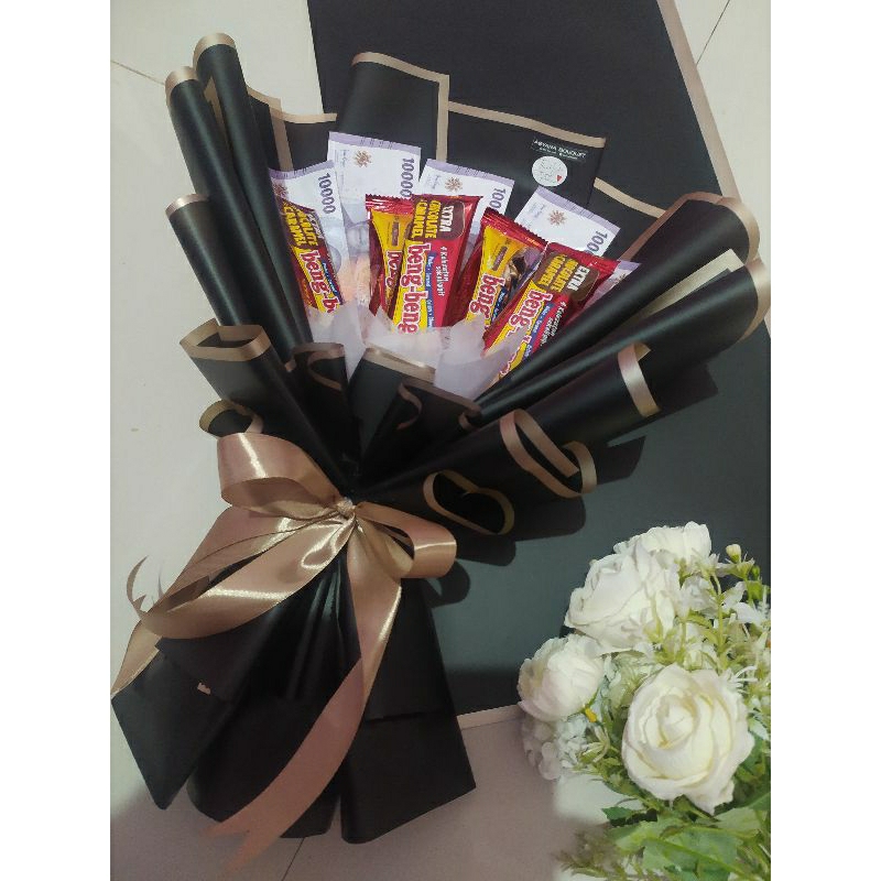 buket snack + uang bucket uang bouquet