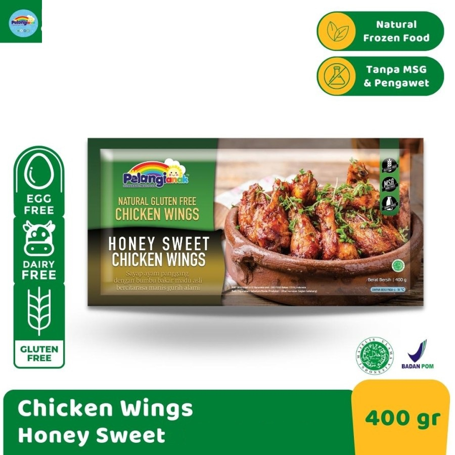 

CHICKEN WINGS NON MSG - HONEY SWEET (GLUTEN FREE) / FROZEN FOOD SEHAT