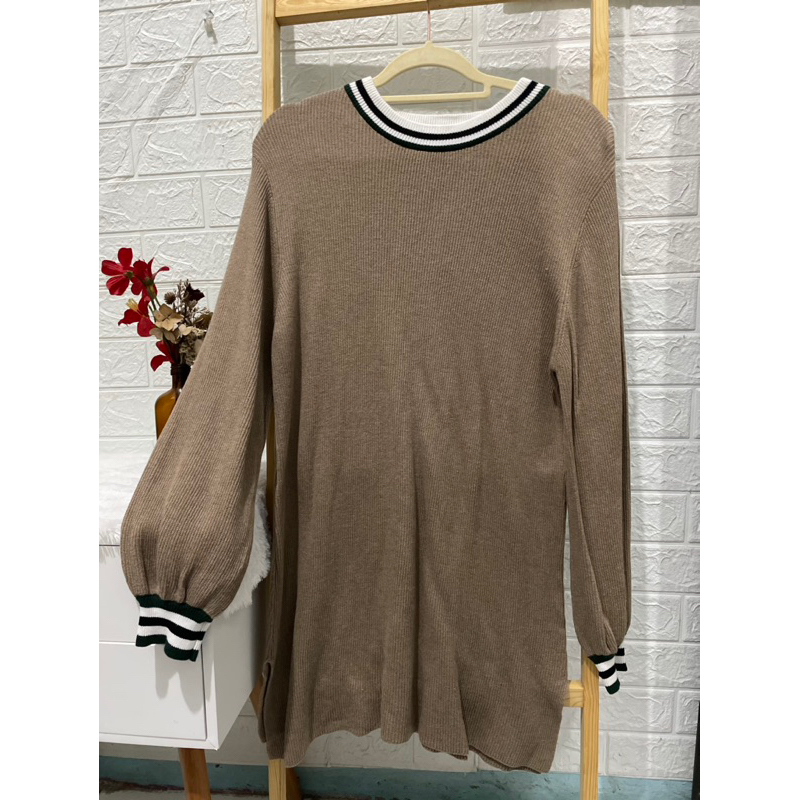 Preloved Tunik Rajut by Geulis.id