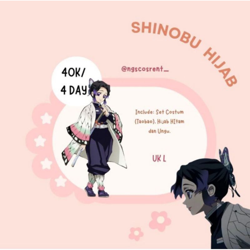 Rental Kostum Shinobu Hijab