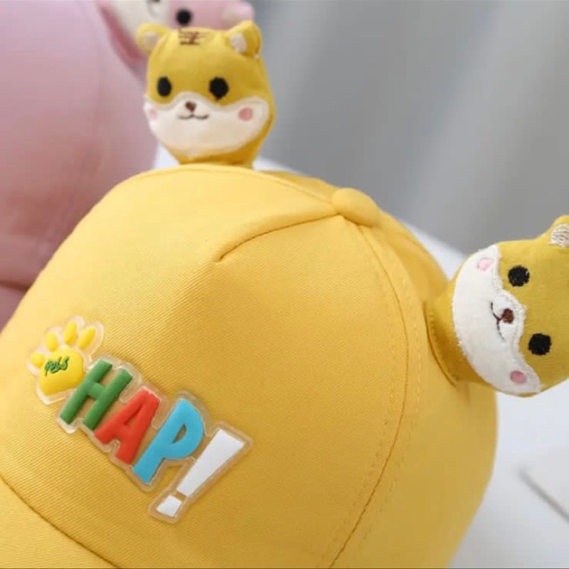 Topi Snapback Balita Import Cat Kitty 3D Hap