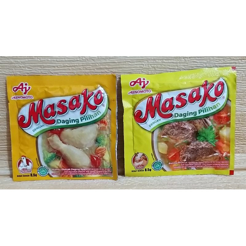 ✔MURAH Masako Ayam - Sapi Sachet @8.5gr / Masako Ayam / Masako Sapi