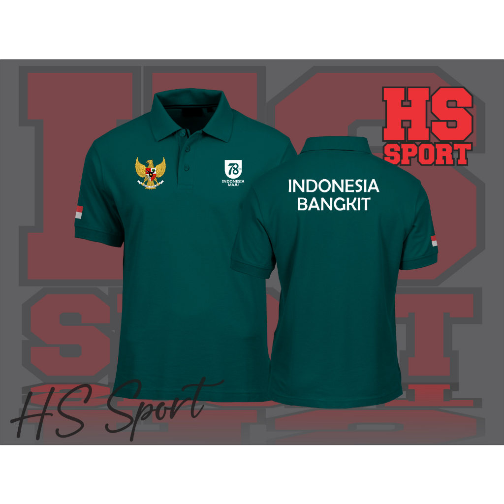 POLO 17 AGUSTUS - BAJU POLO 17 AGUSTUS LOGO GARUDA INDONESIA - BAJU POLO KERAH TYPE 21