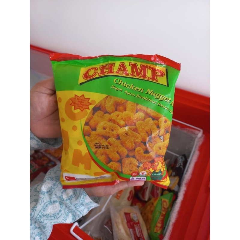 

Chicken Nugget Champ Huruf 250gr