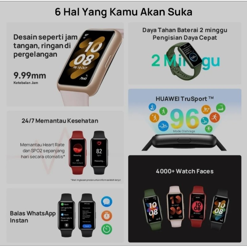 HUAWEI Band 7 Smartband (Second Unit) - Black