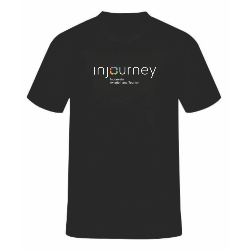 T-SHIRT KAOS INJOURNEY INDONESIA AVIATION AND TOURISM