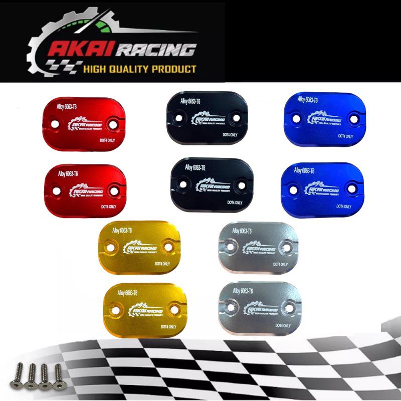 Tutup Minyak Rem Akai Racing Full Cnc Nmax Old Dan Nmax New Best Quality