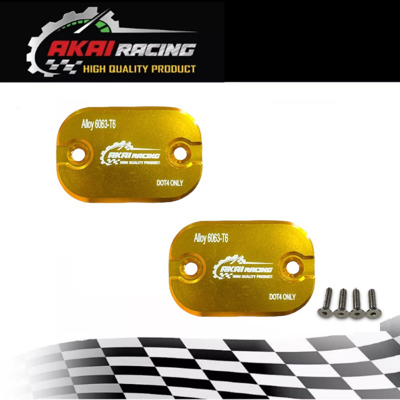 Tutup Minyak Rem Akai Racing Full Cnc Nmax Old Dan Nmax New Best Quality