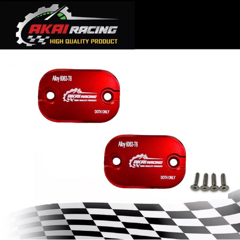 Tutup Minyak Rem Akai Racing Full Cnc Nmax Old Dan Nmax New Best Quality