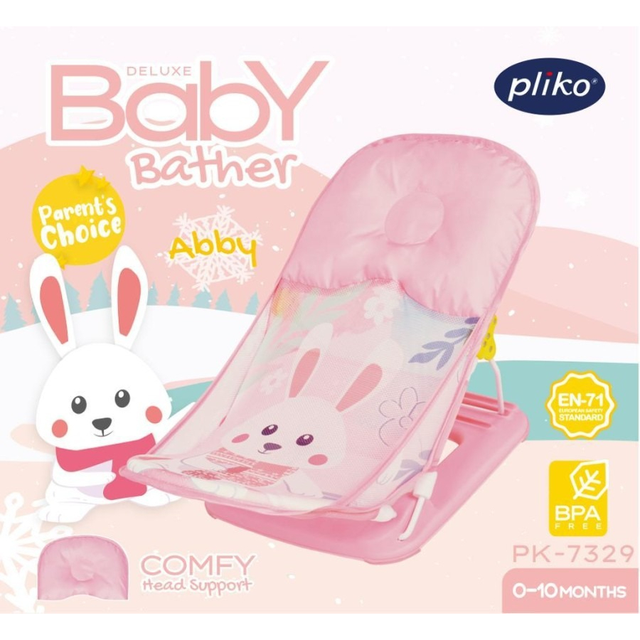 PLIKO Deluxe Baby Bather 7329 - Kursi Mandi Bayi/ Dudukan Mandi Bayi/ baby bather/ Bak mandi mandiin bayi/ Pliko Baby Bather