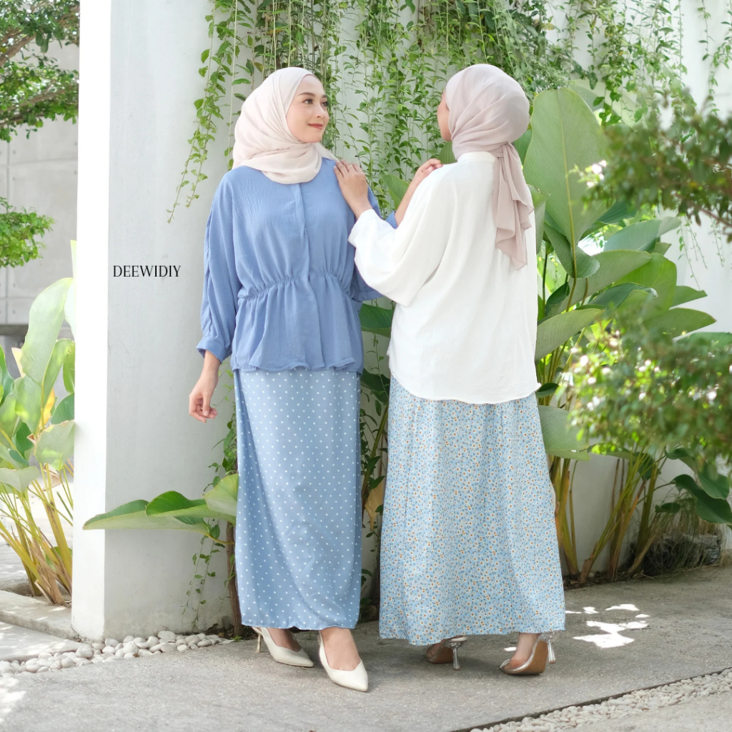 BLOUSE JUMBO WANITA / KEMEJA BUSUI WANITA / BAJU BATWING WANITA / ALEA BLOUSE DEEWIDIY