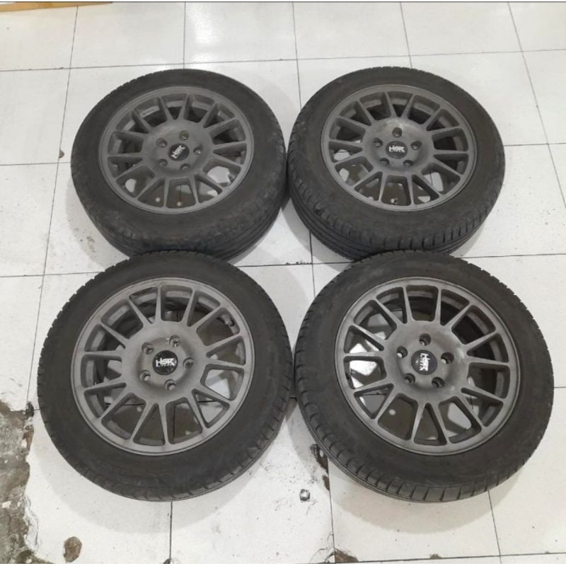 Velg Mobil Bekas Ring 16 FE02 HSR R16X7 5X114,3 ET42 BAN 225 50 16 ACCELERA