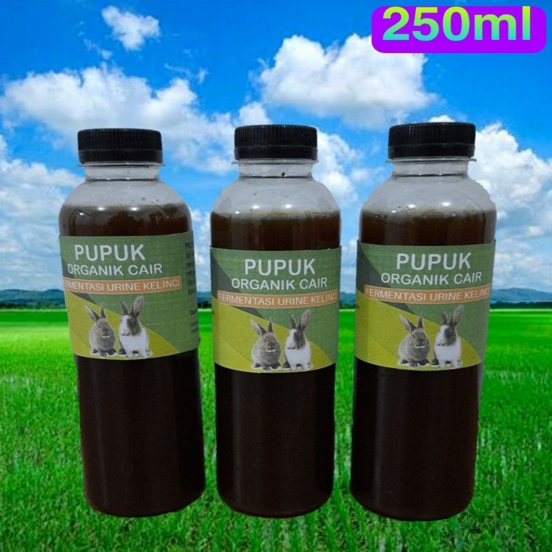

Pupuk Organik Cair (POC) Fermentasi Urine Kelinci - 250ml