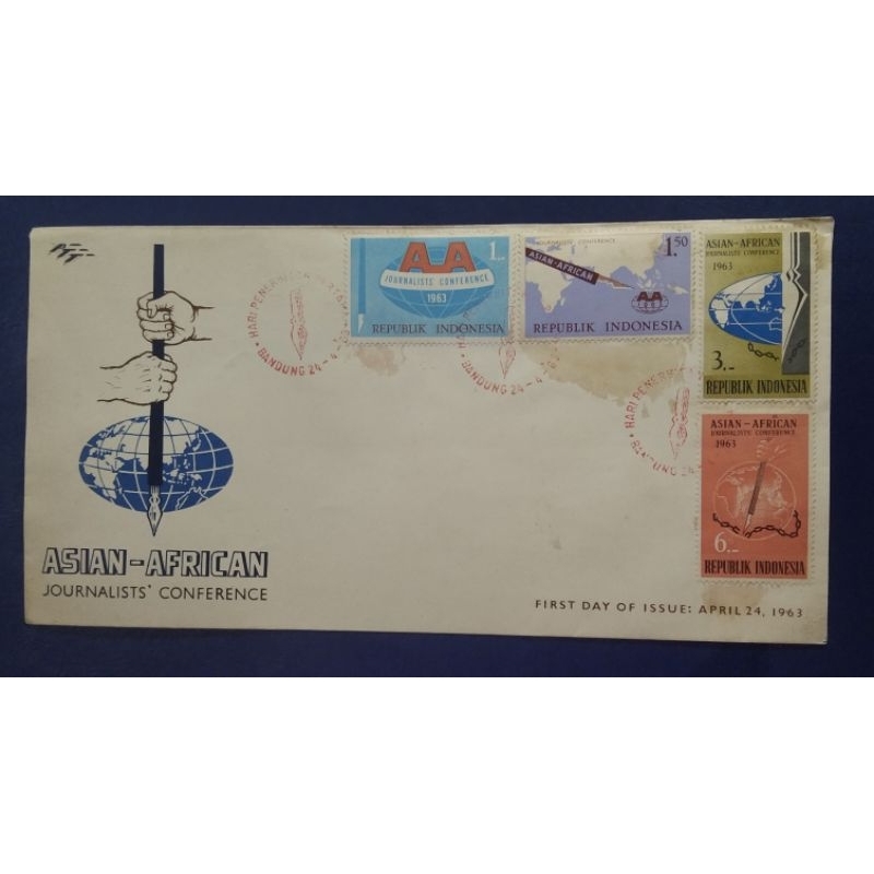 

Sampul Hari Pertama (SHP) Asian-African Thn 1963