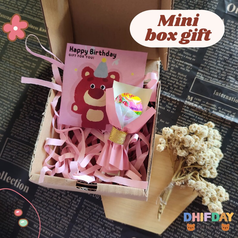 

MINI GIFT BOX| BOX CUSTOM| FREE CARD