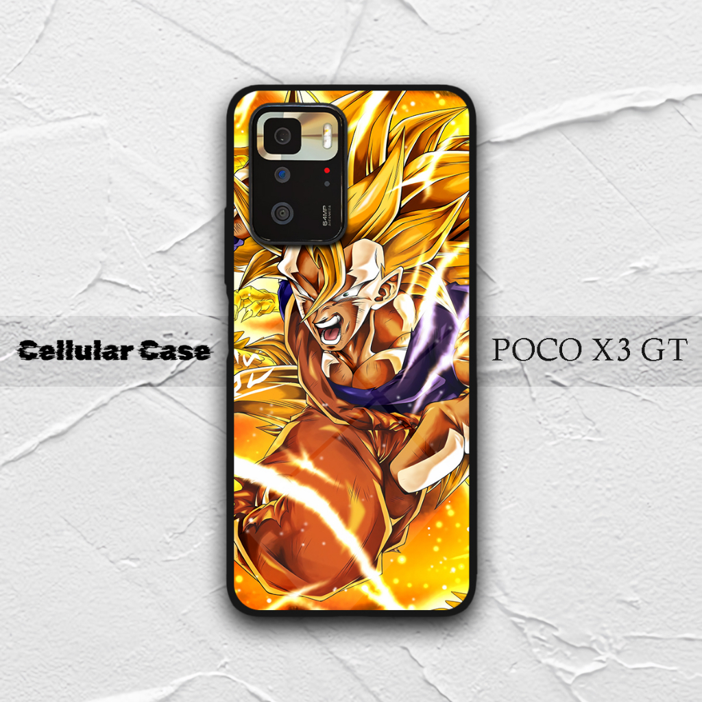 [CS10] Case Glossy Pocophone Poco X3 GT | Casing HP Kilau Efek Kaca | Kesing HP Premium Softcase Har