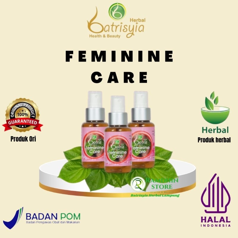 Batrisyia Herbal Feminine care 60ml Pembersih area kewanitaan untuk mengatasi gatal, bau dan Mengenc