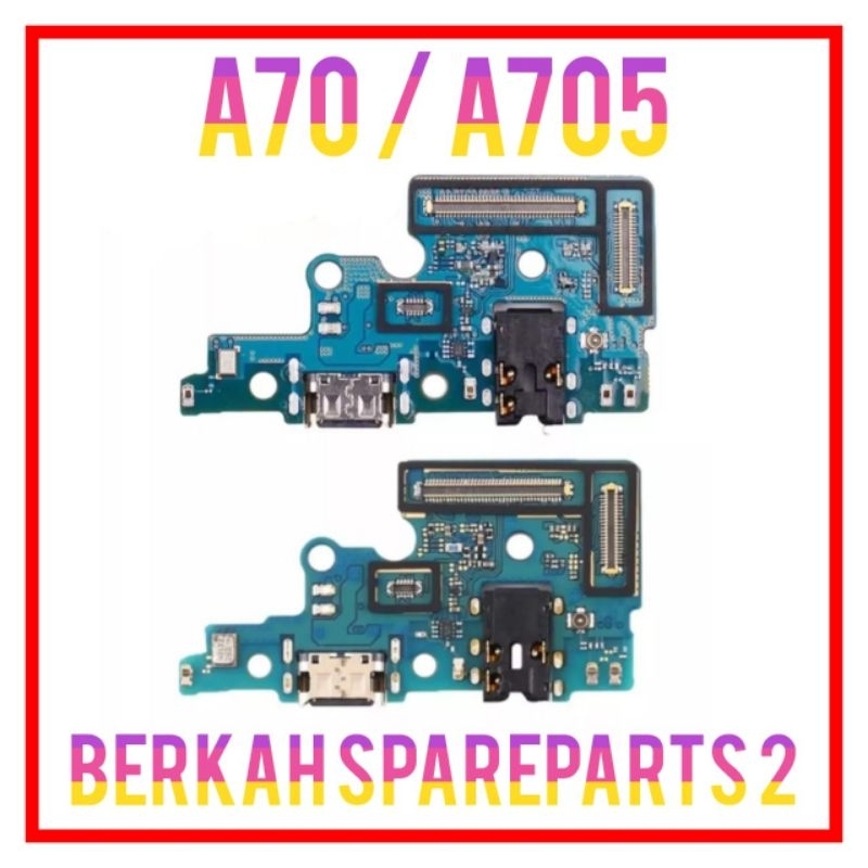 Board charger Papan Cas Samsung A70 a705 a705f konektor cas Pcb Plug in mic Original