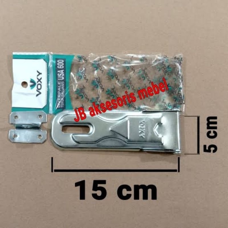 OVERVAL TEKUK GALVANIS Overpale 6&quot; 6inch 6in Cantolan Gembok Kunci - VOXY USA 600