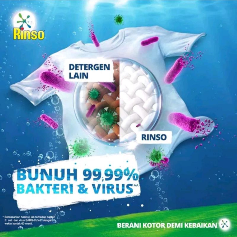 RINSO MOLTO BUBUK 770 GRAM X 2 PCS / DETERJEN / DETERGEN