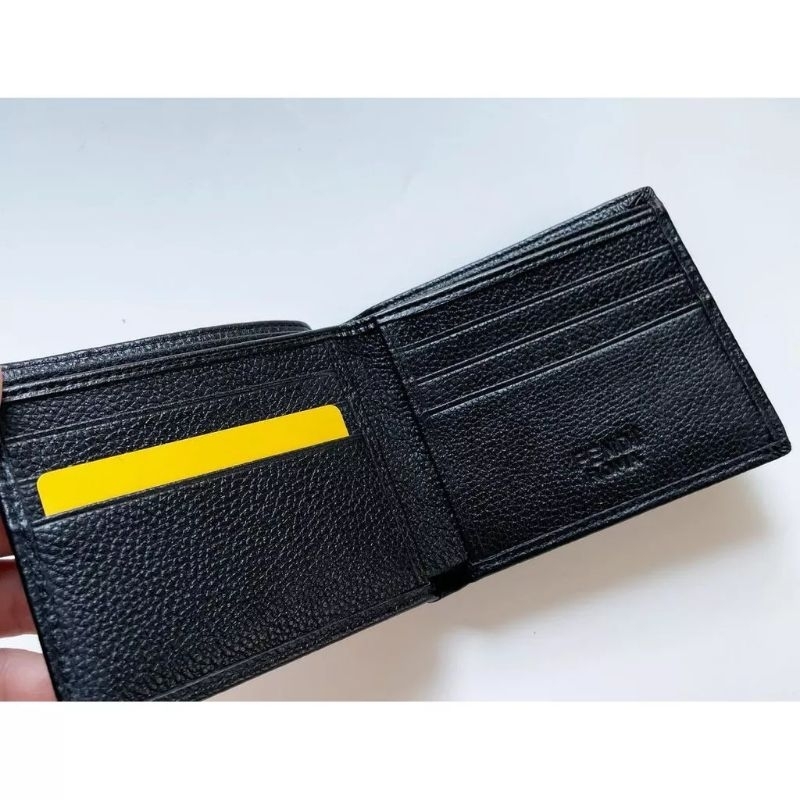 Dompet Fendi Eyes Monster Yellow Dompet Lipat Kulit Import