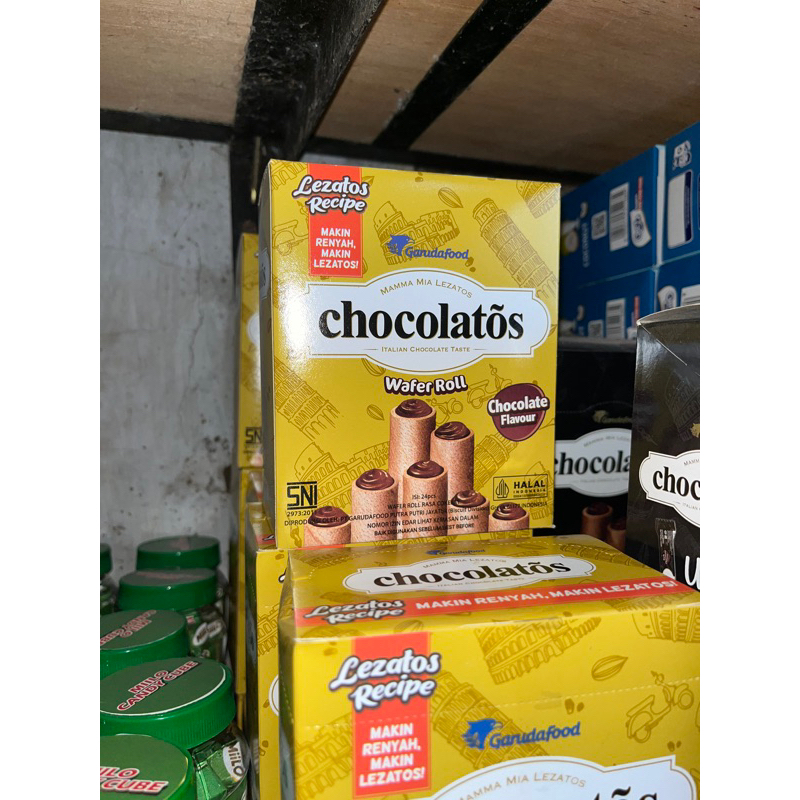 

chocolatos wafer roll isi 24