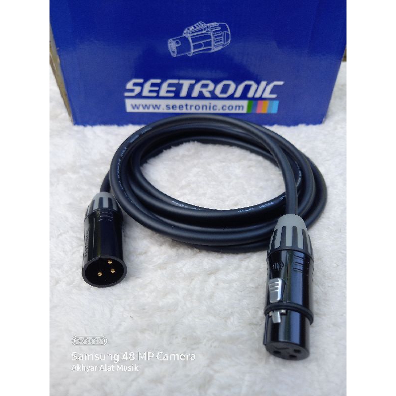 Kabel Mic Kabel Recording Microphone Mogami Japan Original Gold Jack Connector 3M Low Noise Sound ok