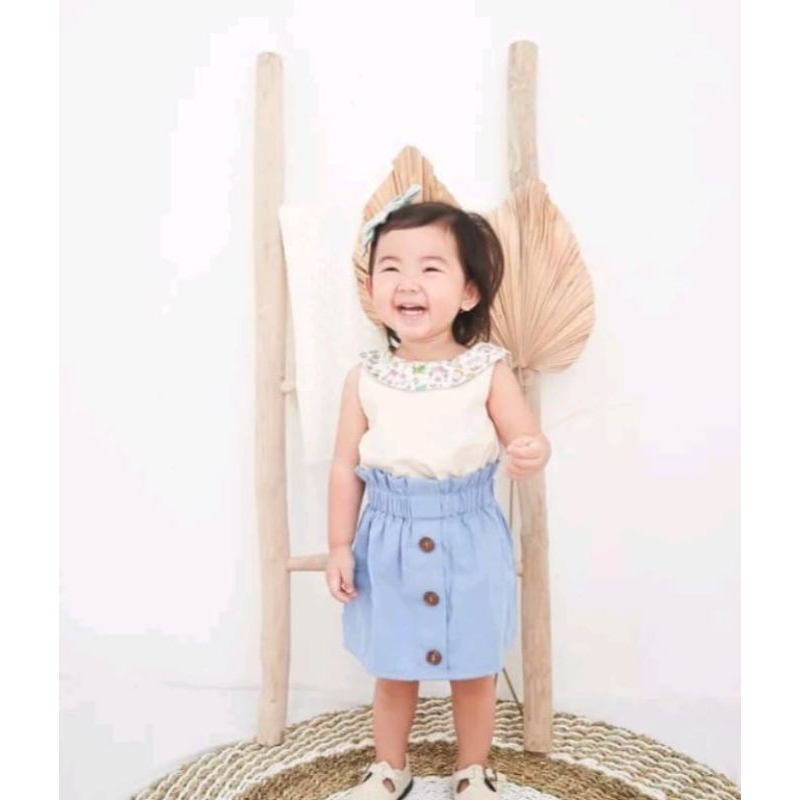 ROK ANAK LUNA SKIRT USIA 1-7 TAHUN