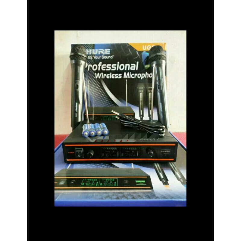 Mic Wireless Shure UG-59 -- 2buah Mic Handheld/Pegang