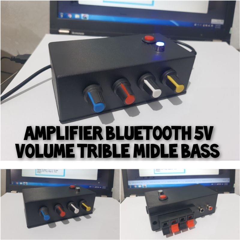 AEBDG AMPLI MINI 12V VOLUME TRIBLE MIDLE BASS / POWER AMPLIFIER CLASS D PAM 8610