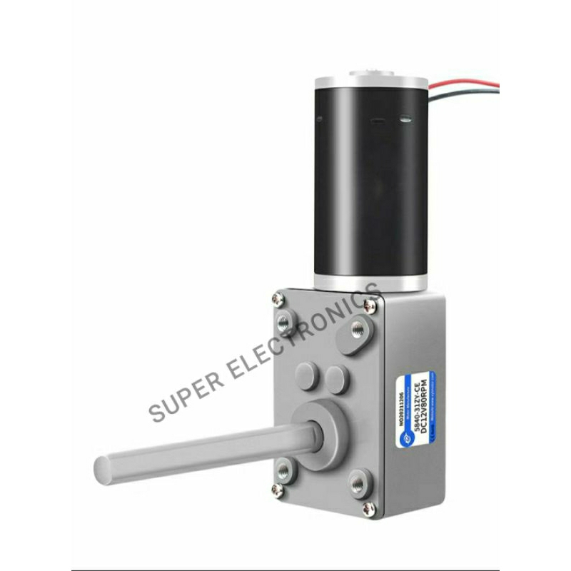 Motor Dc Worm Gear As Panjang 45mm Tipe 5840-31ZY 12-24v Motor Dc Long As