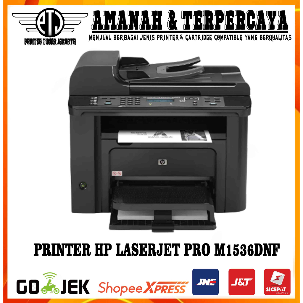 Printer HP Laserjet pro M1536dnf mfp (Bolak-balik Otomatis)