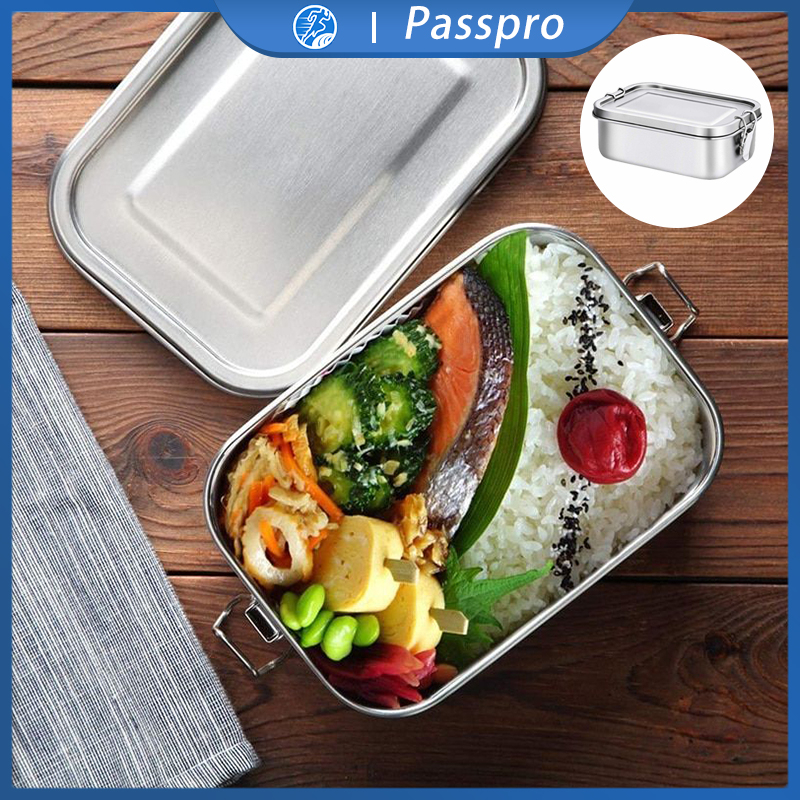 Bento Box Stainless Lunch Box Sus 304 Kotak Bekal Kotak Makan