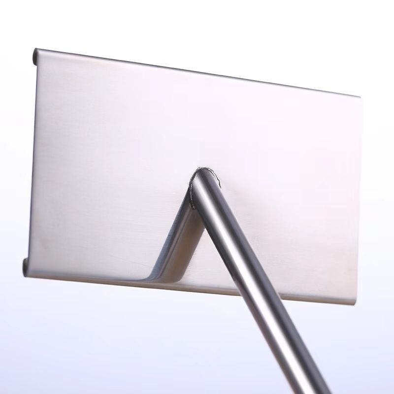 Tiang Nomor Meja 15cm Menu Stand Display Stainless Table Number Holder Name Card Holder Stick Card Holder