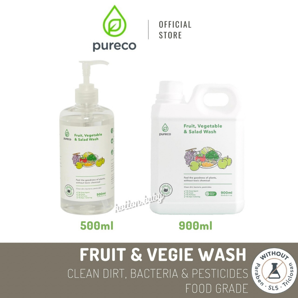 Pureco Liquid Fruit Veggie and Salad Wash 500ml