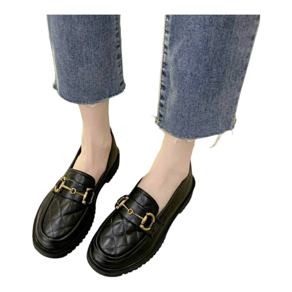 Sepatu Docmart Wanita / Sepatu Loafers Wanita Import Murah Kekinian DR4431