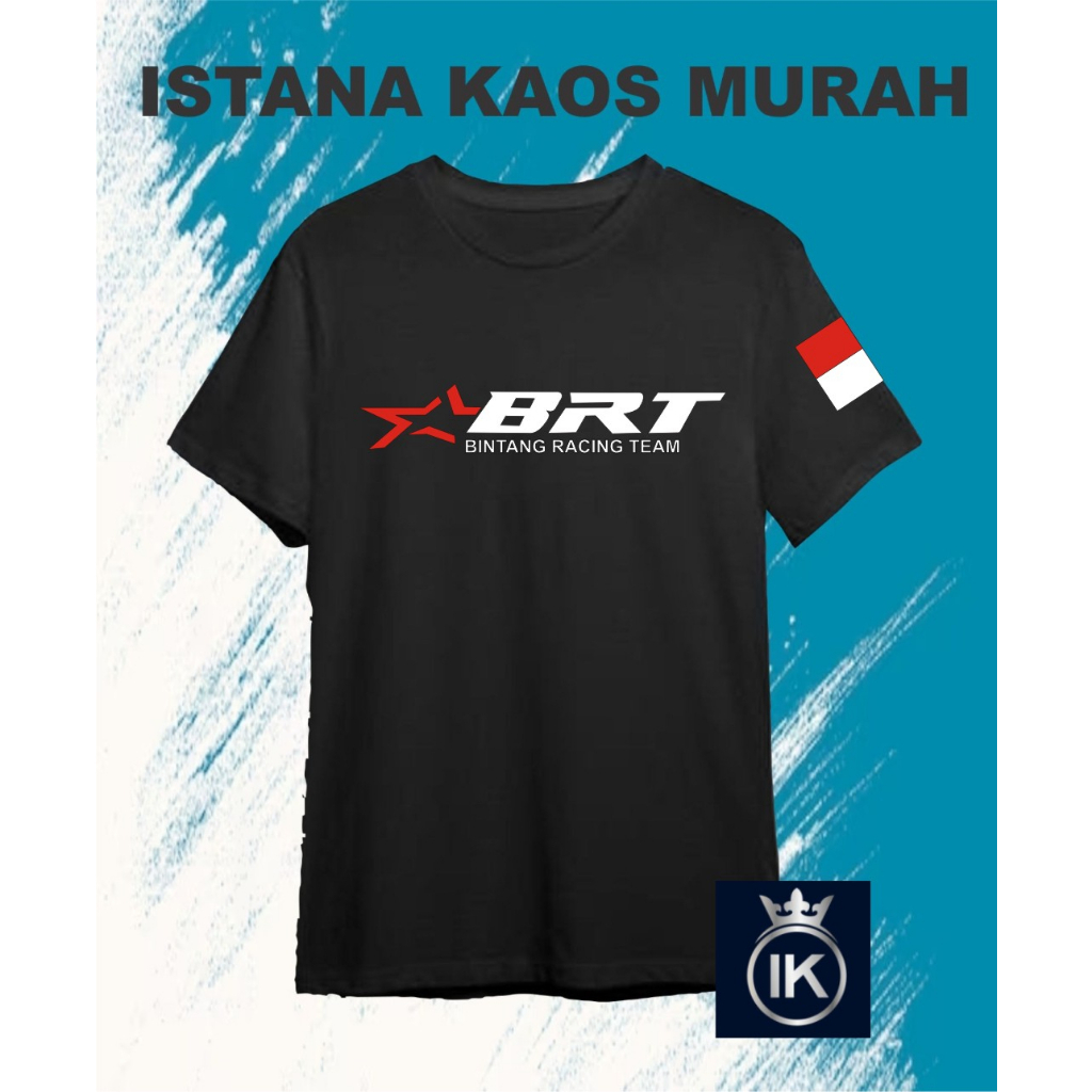 KAOS COD BRT BINTANG MERAH BENDERA/KAOS BALAP
